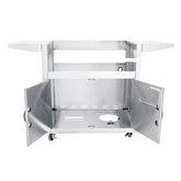 Close-up of the 32" Premier Freestanding Grill Cart by RCS showcasing the high-performance burners and easy-to-use Sure-Strike ignition system.